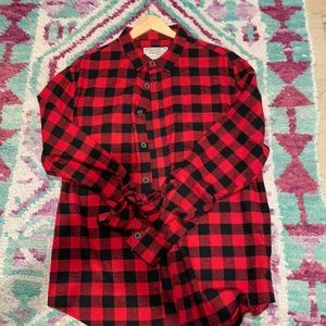 Red and black Jachs flannel shirt size large men’s